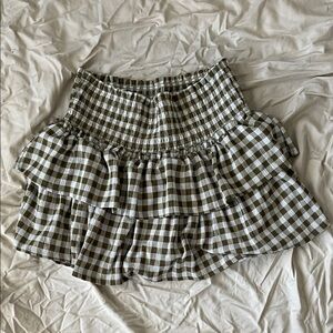 Gingham Skort
